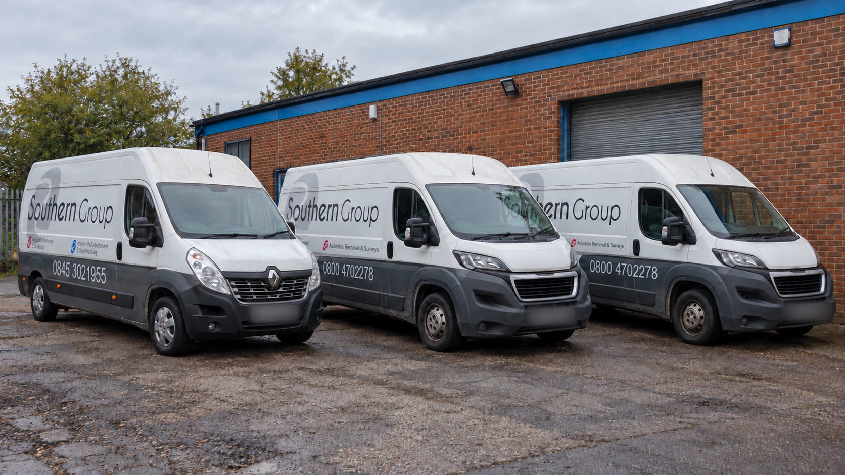 Southern Group large van fleet lineup