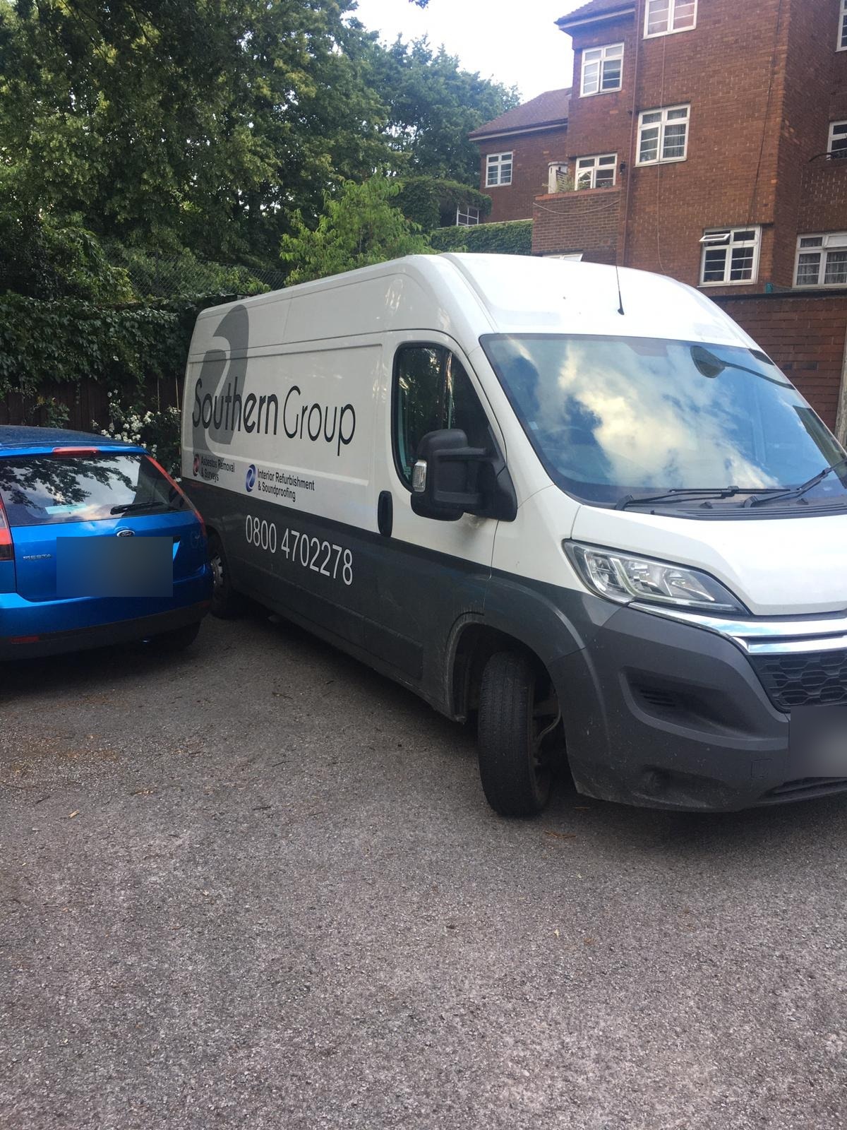 Southern Group Van at a Property